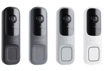 Ajax 4MP Video Doorbell with Built-in AI,