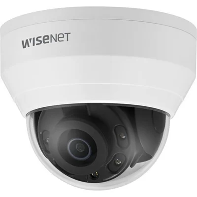 Hanwha QND-8010R Q Series, 5MP 2.8mm Fixed Lens, IR 20M IP Dome Camera, White